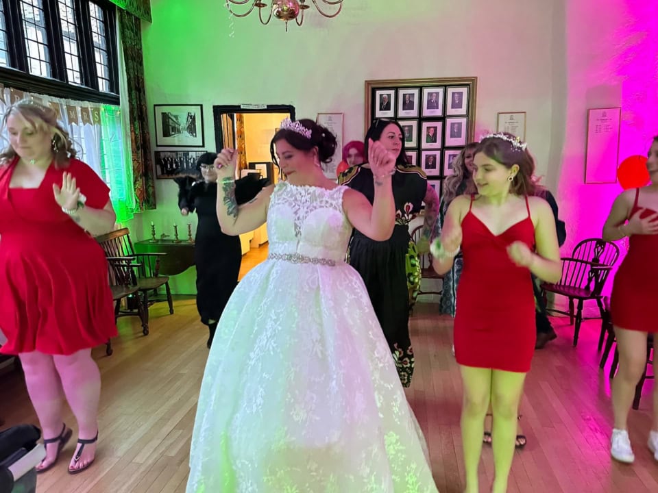 Bride Dancing at Wedding